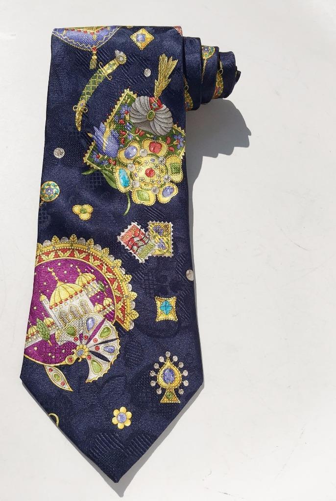 Leonard Paris Couture Mens Silk Tie Italy Fathers Day - Connecting You ...
