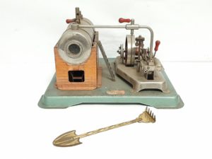 To show the looks of a Toy Steam Engine